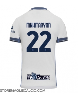 Inter Milan Henrikh Mkhitaryan #22 Maglia Gara Trasferta Repliche 2024-25